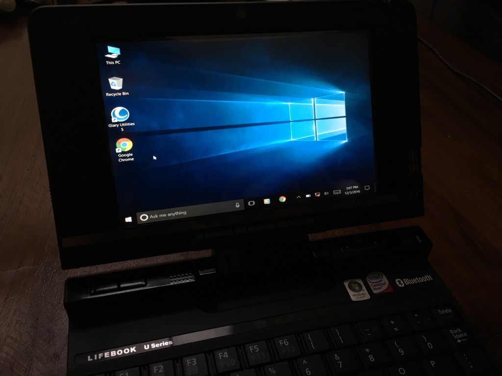 Fujitsu U2010 in&nbsp;2016